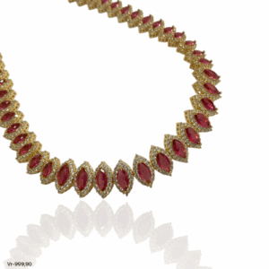 CHOKER RIVIERA NAVETE ZIRC. / CRISTAL FESTA BANHO A OURO 18K