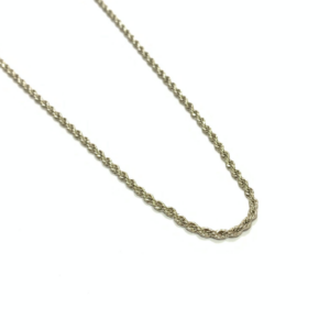 Colar Longo Ródio B. Cordão Baiano New 2MM (60cm)